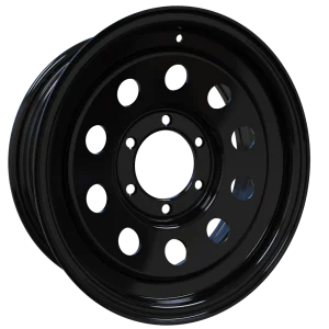Envy Wheels – TRAILER STEEL MODULAR – Black – 16″x6″ 0mm – All weather Wheels – 200GBM-16655